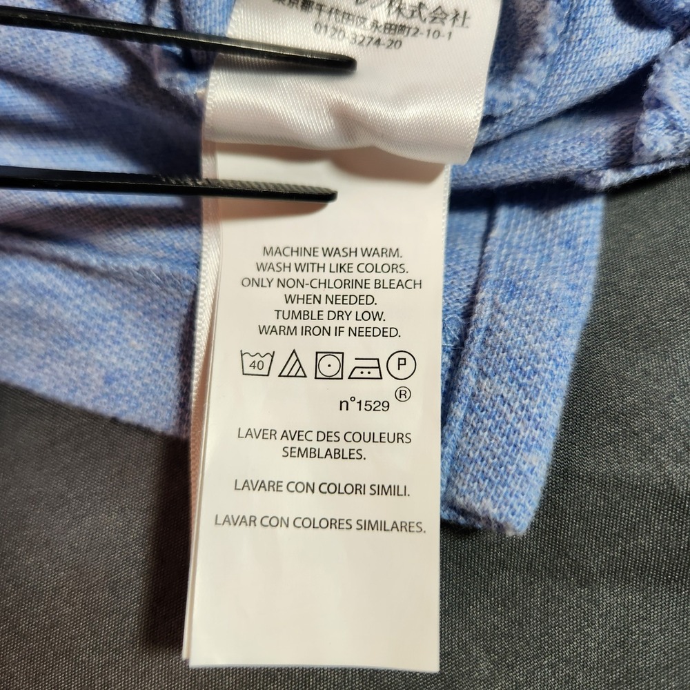 Polo Ralph Lauren Classic Fit Polo in Heathered Light Blue Size Large - Picture 7 of 7
